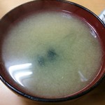 Moriyoshi - 味噌汁は蜆汁です。