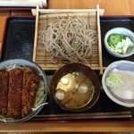 手打ち蕎麦処 なごみ - もりそばとミニソースかつ丼￥1,400