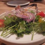 PUBLIC HOUSE - パクチーとトマトのサラダ[600円]