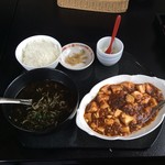 華萬 - 特製麻婆豆腐・担々麺定食