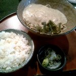 栄茶屋 - 自然薯冷やし蕎麦+麦飯(小) \1,440