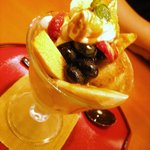 鳥彌三 あざみ - 丹波黒豆きなこパフェ