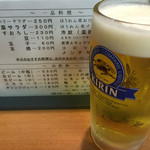 Maruchoushokudou - 生ビール480円