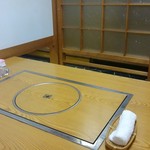 障子で仕切られた小部屋。鍋もあるのかな。