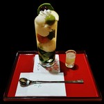 茶房こいし - 甘酸っぱい、青春の味の『恋する檸檬(れもん)の抹茶パフェ』(1180円)～♪(^o^)丿