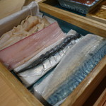 寿しの吉乃 - 2016.10 本日の主役その５：〆鯖、こはだ、ミル貝