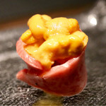 焼肉ホルモンせいご - 追加雲丹（裏メニュー）