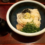 釜揚げ饂飩 唐庵 - ぶっかけうどん（冷）