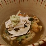 たきや - 松茸かき揚げの天茶漬け