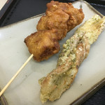 元匠 - 唐揚げ、ちくわ磯辺揚げ 各100円
