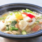 h Setagaya Fanronyu Xen - 旬菜と春雨の土鍋煮込み