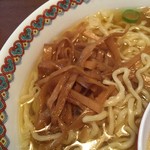 仙台中華そば 銘店嘉一 - 素晴らしいメンマのアップ。ー