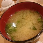 鮨 くろ澤 - お味噌汁。