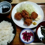 銀座升本 - 唐揚げ定食