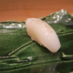 鮨 山浦 - 28年10月　江戸前新烏賊　藻塩　