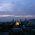 夜も間近の時間です