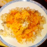 はらまさ - 黄身かけトリュフご飯