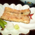 はらまさ - 天然鰻の白焼き
