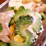 新小屋 - 「ゴーヤーちゃんぷる」適度な食感と苦味、そしてバランスいい味付け