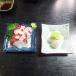 うなぎ赤垣 - たこわさ、いたわさ