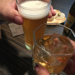 松もと - 恒例の…乾杯です♪