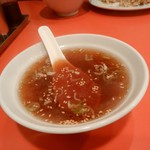 横濱飯店 - 玉葱ゴハン７２０円のスープ