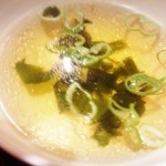 焼肉問屋バンバン - ランチのスープ
