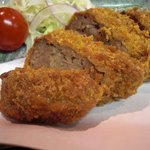 あぷちゃ - 松阪牛を贅沢にもメンチカツにしちゃいました。