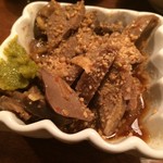 磯金 - 砂肝の酢漬け（220円）