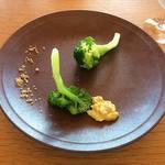 ビブレ - ブロッコリーの茹で揚げ