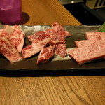 炭火焼肉のぐ - 三角バラ，ハラミ，ロース