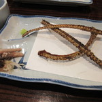 うなぎ 魚政 - 浜名湖産天然鰻 肝わさと骨せんべい