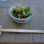 レストラン 竜神亭 - 「朴葉焼きランチ」のサラダ