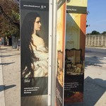 Cafe Gloriette - 皇妃エリザベート（愛称シシ）のパネル。