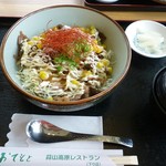 蒜山高原サービスエリア(下り線)レストラン - ジャージー牛タレマヨ丼