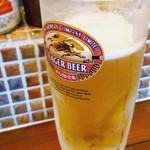 新小屋 - キリンラガー生ビール