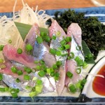 北海道 新サンマ刺身￥180