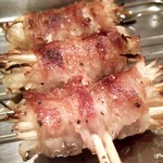 新小屋 - 「季節野菜の豚バラ巻」もやしのシャキシャキ感と豚バラの旨味が絶妙