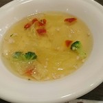 ポポラマーマ - ランチセットの本日のスープ！
            野菜スープ