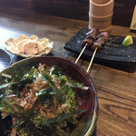 Sumibi Yakitori Kou - 大根と水菜のサラダ