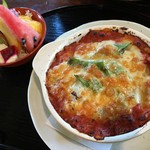 銀河のほとり - 玄米とひえと豆乳のドリア