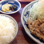 修善寺 no 洋食屋 - ライス、漬物