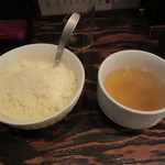 ひいき屋 - 粉チーズ＆ランチのコンソメスープ