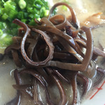 長崎楼 - 2016年10月初旬 名脇役のキクラゲ、コリコリ感が良い。