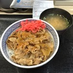 吉野家 - 豚丼（並）・味噌汁