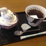 ミルクキッチン 燦燦 - ミニソフトクリーム、コーヒー