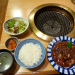 Yakiniku Izakaya Tonton - ビックハラミ（１５０ｇ）定食（９５０円）