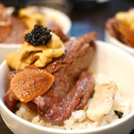 SATOブリアン - 松茸ブリうにキャビア飯