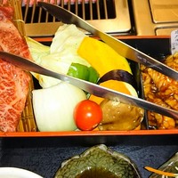 松阪牛たんど - カルビホルモン定食