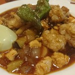 菜食屋aloalo - 牛ホルモンの麻婆炒め